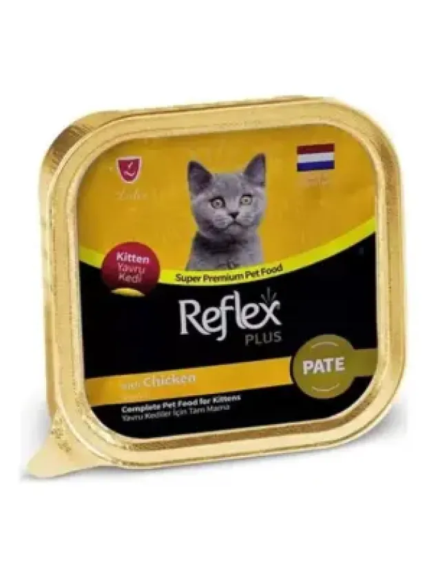 Reflex Plus Pate Tavuklu Yavru Kedi Maması 85 G