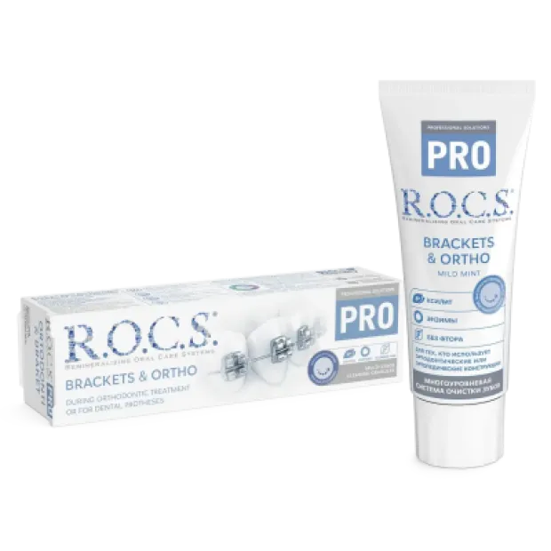 Rocs Brackets & Ortho Pro Özel Diş Macunu 60ml