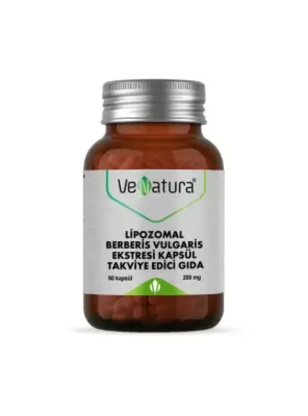 Venatura Lipozomal Berberis Vulgaris Ekstresi 200mg 60 Kapsül