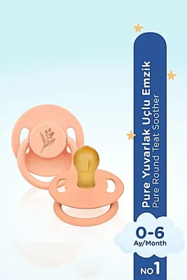Wee Baby 698 Pure Kauçuk Uçlu No:1 0-6 Ay Emzik
