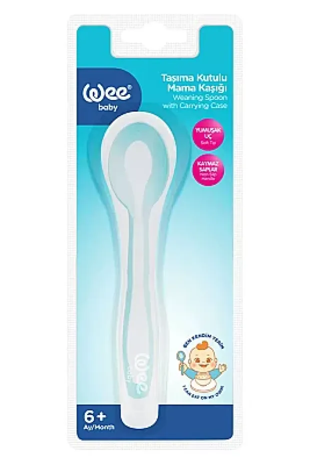 Wee Baby 306 Taşıma Kutulu Mama Kaşığı