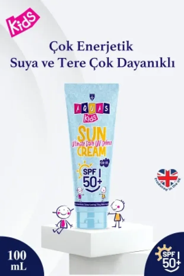 Aquas Kids Çok Hassas Ciltler Spf50+ Güneş Kremi 100ml