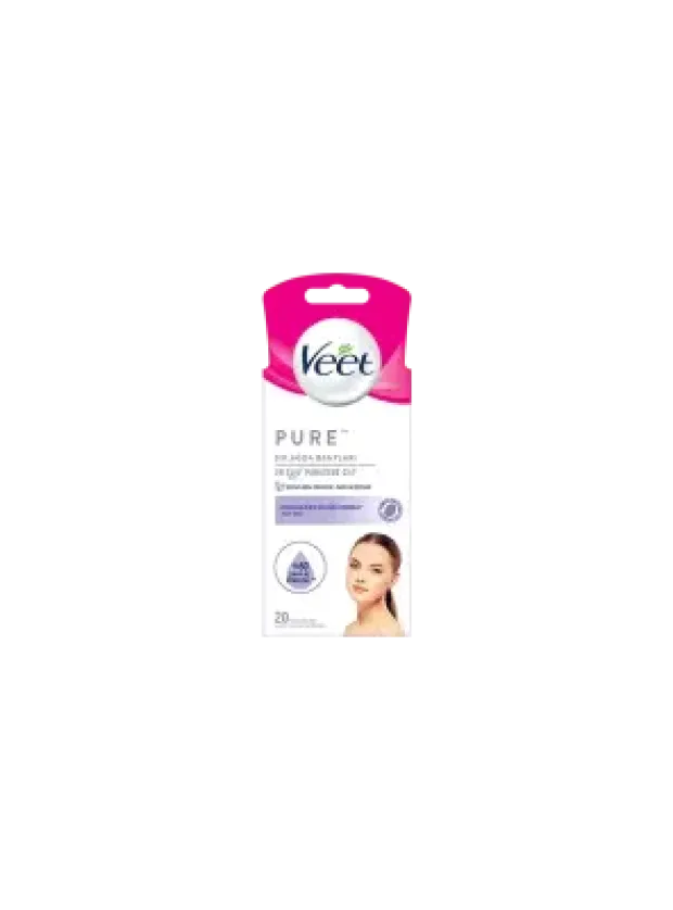 Veet Pure Hipoalerjenik Yüze Özel Sir Ağda Bantları 20'li