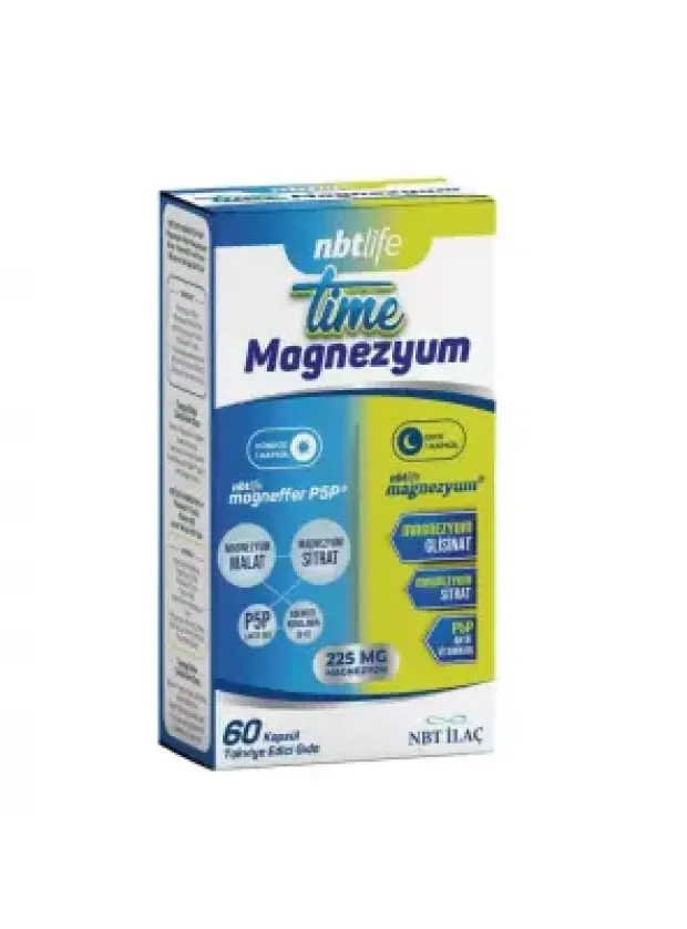 Nbt Life Time Magnezyum 60 Kapsül