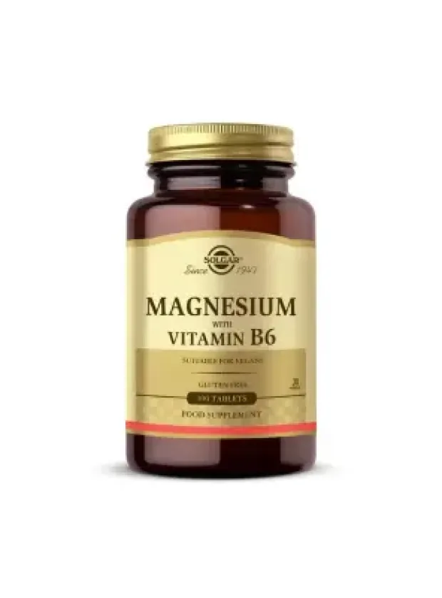 Solgar Magnesium with Vitamin B6 100 Tablet