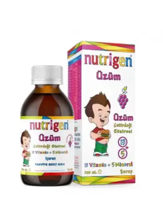 Nutrigen Üzüm Çekirdeği Ekstreli Şurup 200 ml
