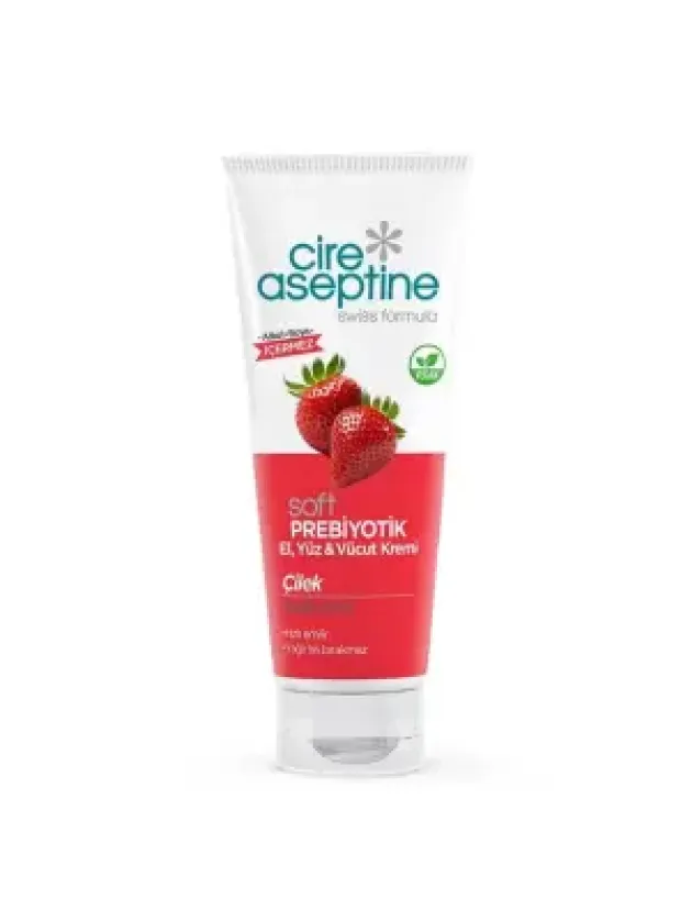 Cire Aseptine Soft Prebiyotik El Yüz Vücut Kremi Çilek 75 Ml