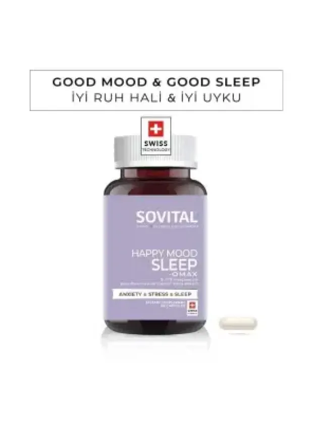 Sovital Happy Mood Sleep Omax 60 Kapsül