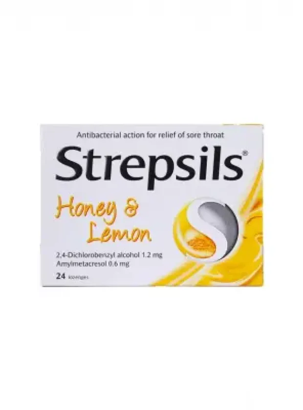 Strepsils Bal ve Limon Aromalı Pastil 24 Pastil