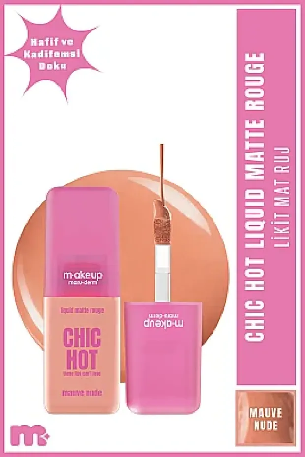 Maruderm Uzun Süre Kalıcı Kadifemsi Mat Likit Ruj – Liquid Matte Rouge Mauve Nude