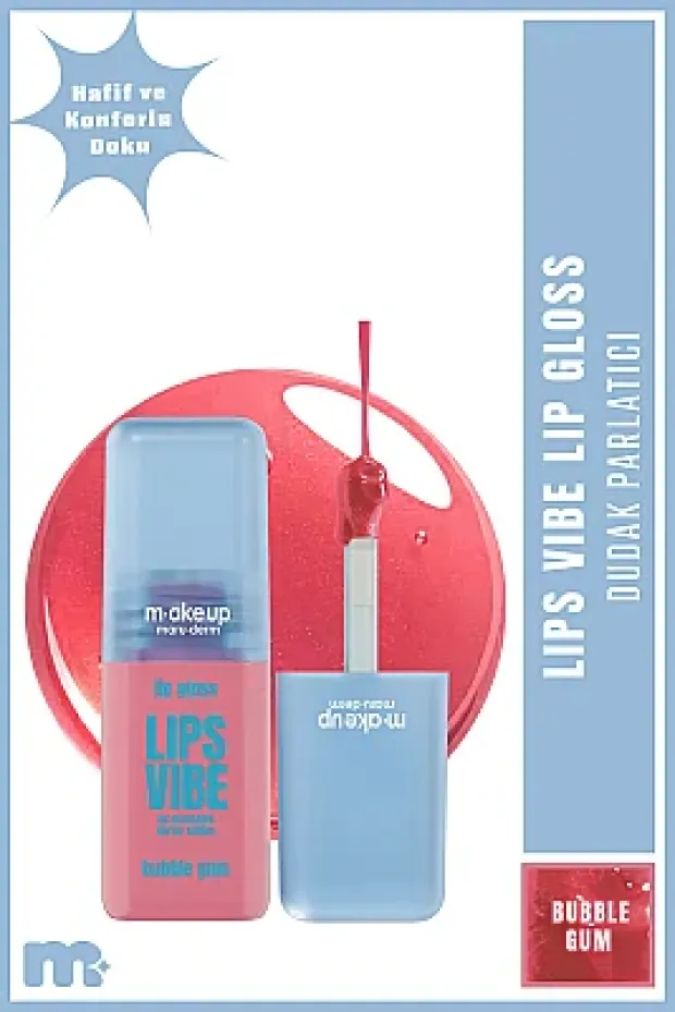 Maruderm Besleyici ve Nemlendirici Dudak Parlatıcısı – Lip Gloss Bubble Gum