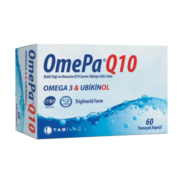 OmePa Q10 Omega3 & Ubikinol 60 Kapsül