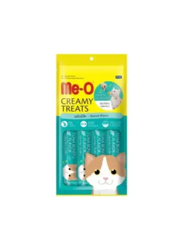 Meo Kremalı Kurutulmuş Ton Balıklı Sıvı Kedi Ödülü 4x15gr