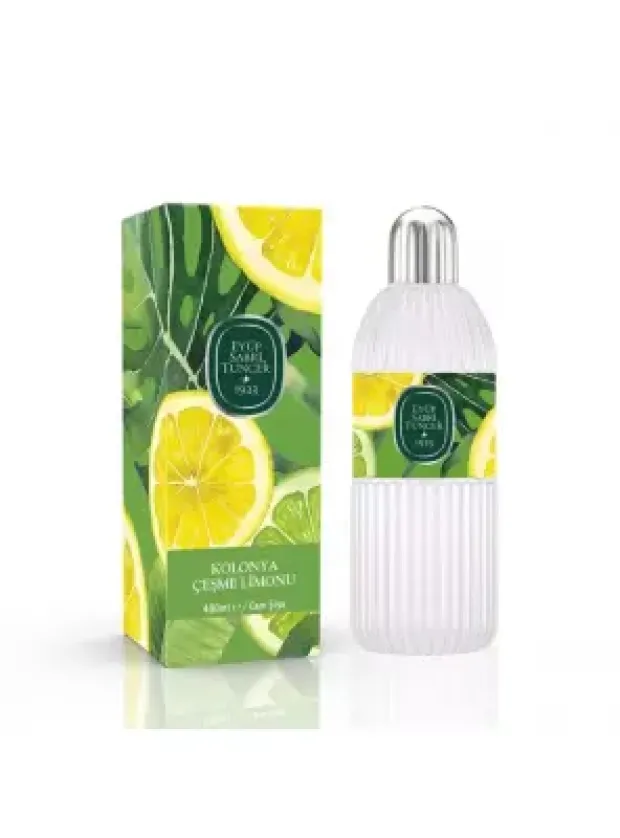 Eyüp Sabri Tuncer Çeşme Limonu Kolonya Cam Şişe 400 ml