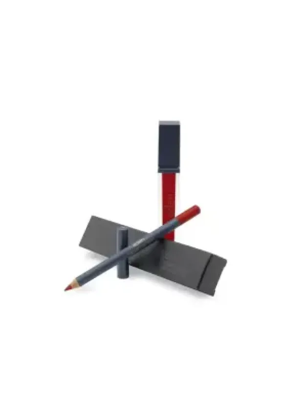 Aden Liquid Lipstick + Lipliner Pencil Set - 01 Nectarine -