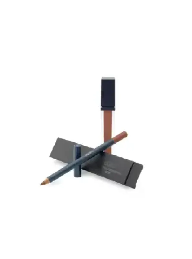 Aden Liquid Lipstick + Lipliner Pencil Set - 04 Carnal -