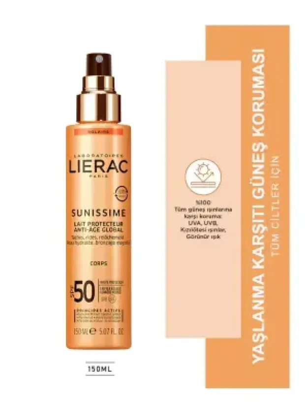 Lierac Sunissime SPF 50 Energizing Protective Milk Güneş Sütü150 ml