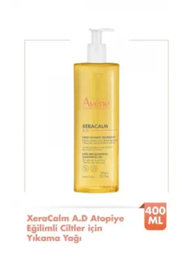 Avene XeraCalm A.D.Lipid-Replenishing Atopiye Eğilimli Ciltler için Yıkama Yağı 400 ml