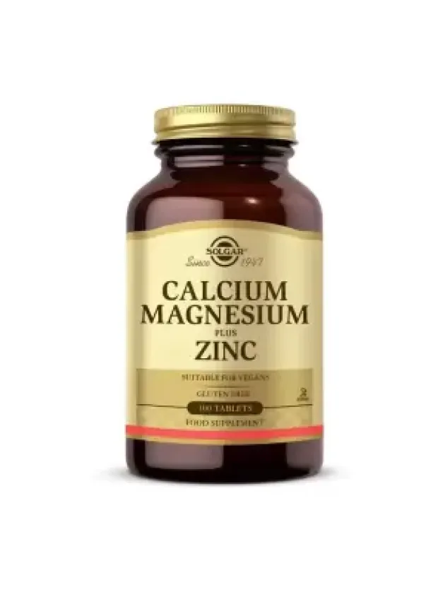 Solgar Calcium Magnesium Plus Zinc 100 Tablet