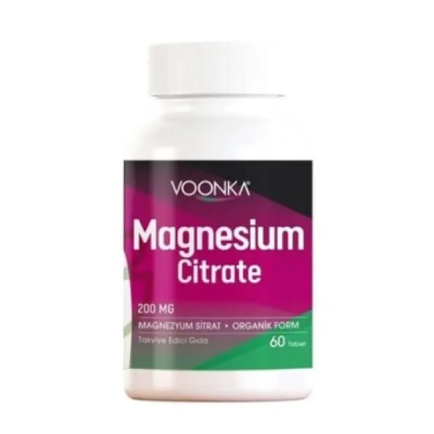 Voonka Magnesium Citrate 60 Kapsül