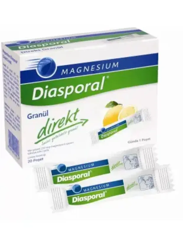 Magnesium Diasporal Direkt 20 Poşet Granül