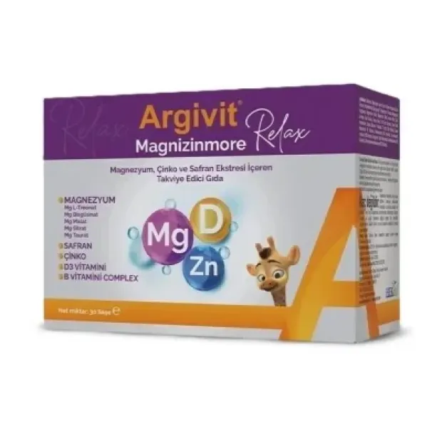 Argivit Magnizinmore Relax 30 Saşe