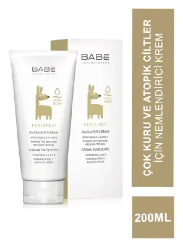 Babe Pediatric Emollient Cream 200 ml Çok Kuru Ve Atopik Ciltler İçin Nemlendirici