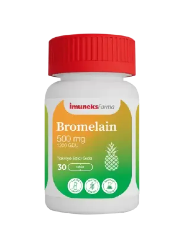 İmuneks Bromelain 500mg 30 Tablet