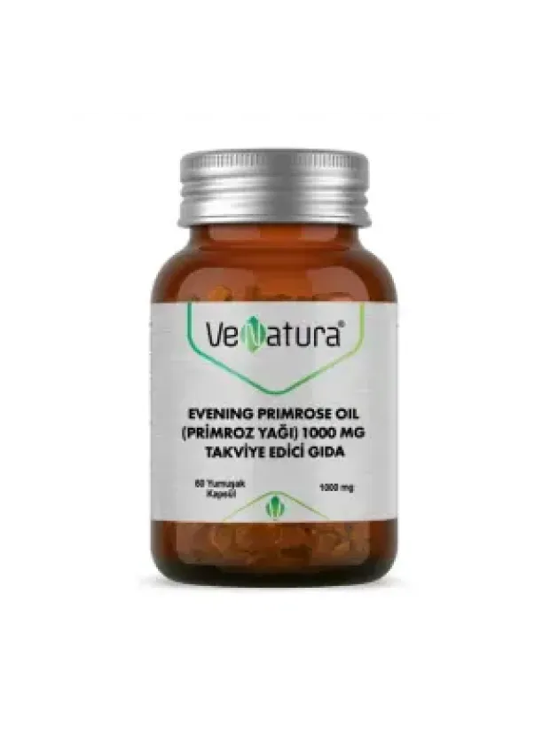 VeNatura Evening Primrose Oil -Primroz Yağı- 1000 mg 60 Kapsül