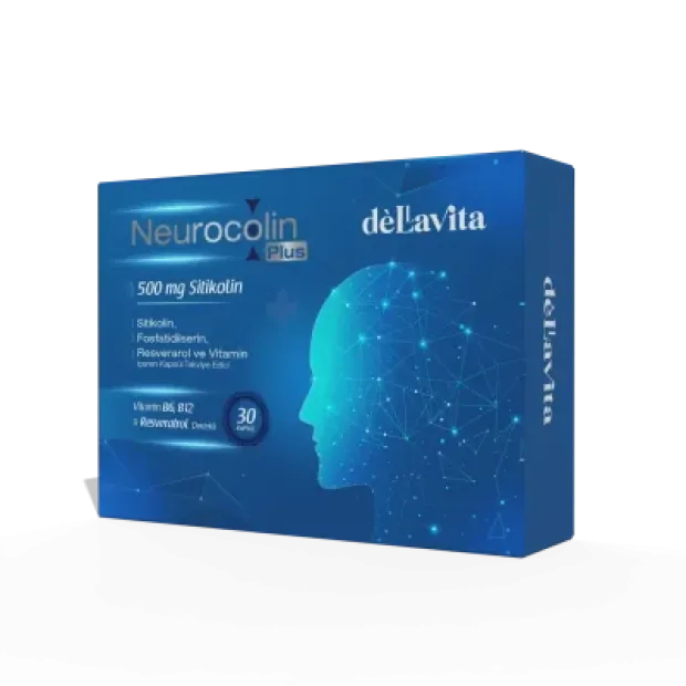 DellaVita Neurocolin Plus 500mg Sitikolin 30 Kapsül