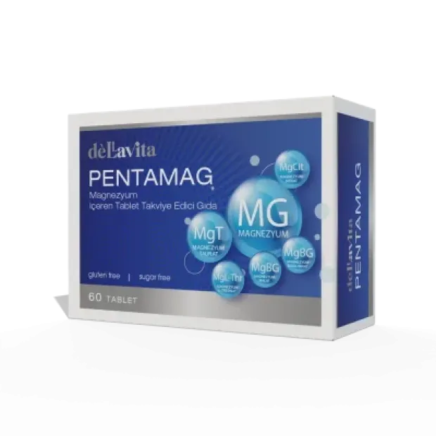 DellaVita Pentamag (5-Magnezyum Kompleksi) 60 Tablet