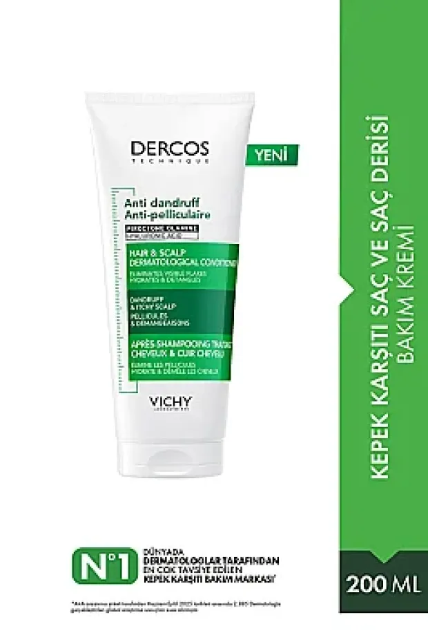 Vichy Dercos Anti Dandruff Saç Kremi 200 ml