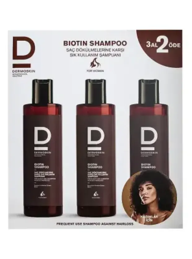 Dermoskin Biotin Şampuan Kadın 200 ml 3 Al 2 Öde