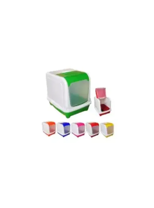 Pet Style Plastik Kapalı Tuvalet Kabı