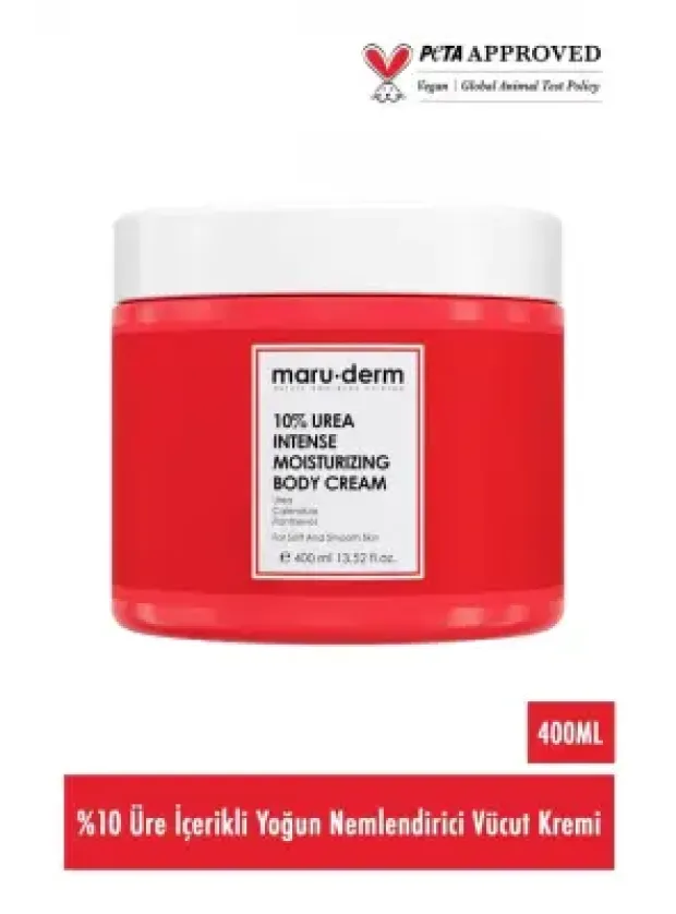 Maruderm %10 Urea (Üre) Yoğun Nemlendirici Vücut Kremi 400 ML