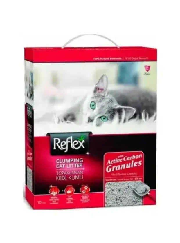 Reflex Box 10 Lt Granül Aktif Karbon Kedi Kumu