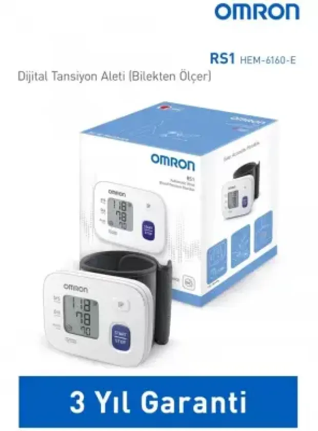 Omron RS1 Tansiyon Aleti Dijital Bilekten Ölçer