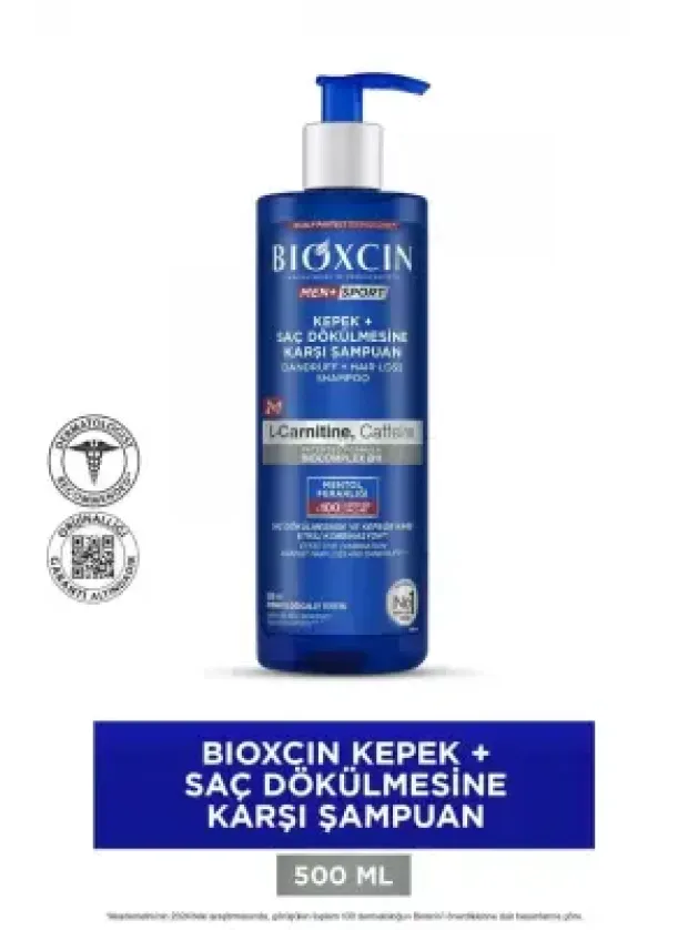 Bioxcin Men Kepek Önleyici Saç Dökülmesine Karşı Şampuan 500ml