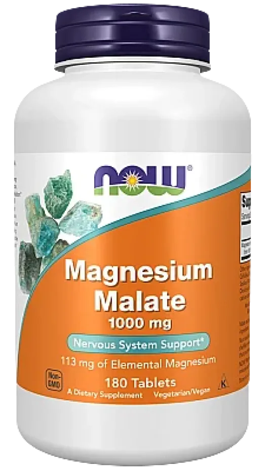 Now Magnesium Malate 180 Tablet