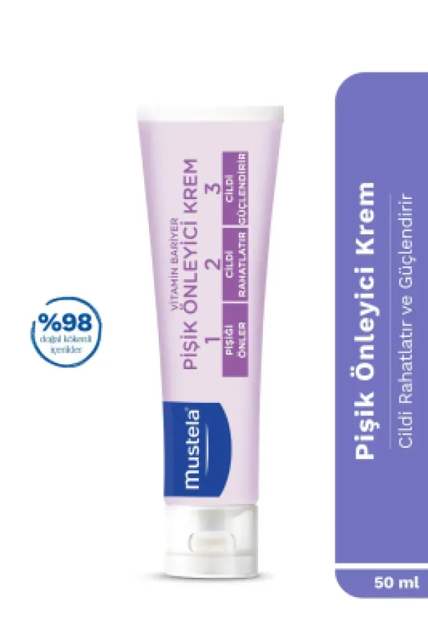 Mustela Vitamin Barrier 1-2-3 Cream 50 ml Pişik Kremi