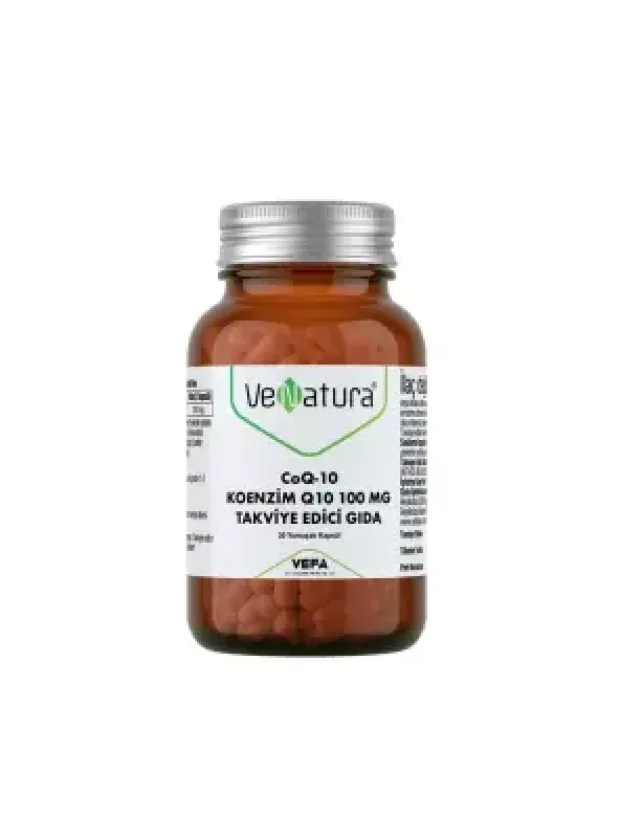 Venatura CoQ-10 Koenzim Q10 100 mg Takviye Edici Gıda 30 Kapsül
