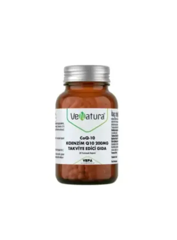 Venatura CoQ-10 Koenzim Q10 200 mg Takviye Edici Gıda 30 Kapsül