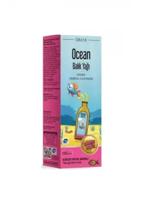 Ocean Balık Yağı Şurubu 150ml  - Karışık Meyve Aromalı