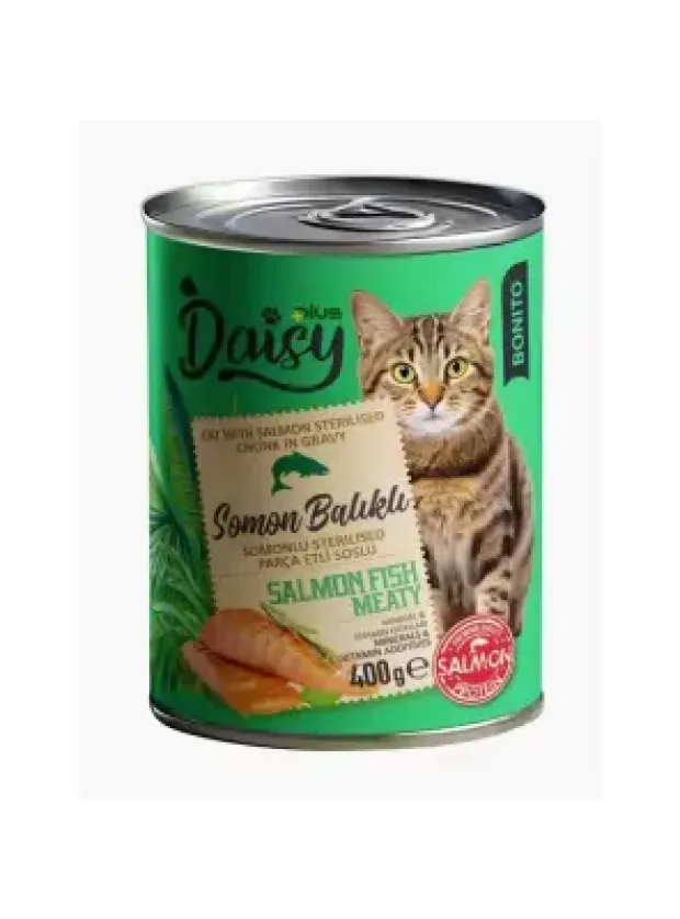 Daisy Plus Bonito Steril Somonlu Kedi Konservesi 400 Gr