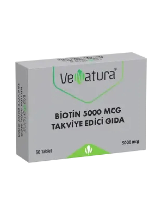 VeNatura Biotin 5000 mcg Takviye Edici Gıda 30 Tablet
