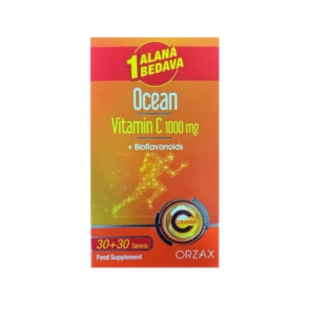 Ocean Vitamin C 1000 mg 30 Tablet - 1 Alana 1 Bedava