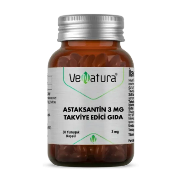 Venatura Astaksantin 3mg 30 Kapsül