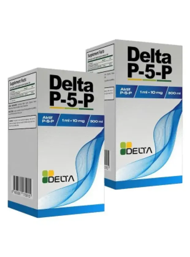 Delta P-5-P Vitamin B6 100ml x 2 Adet
