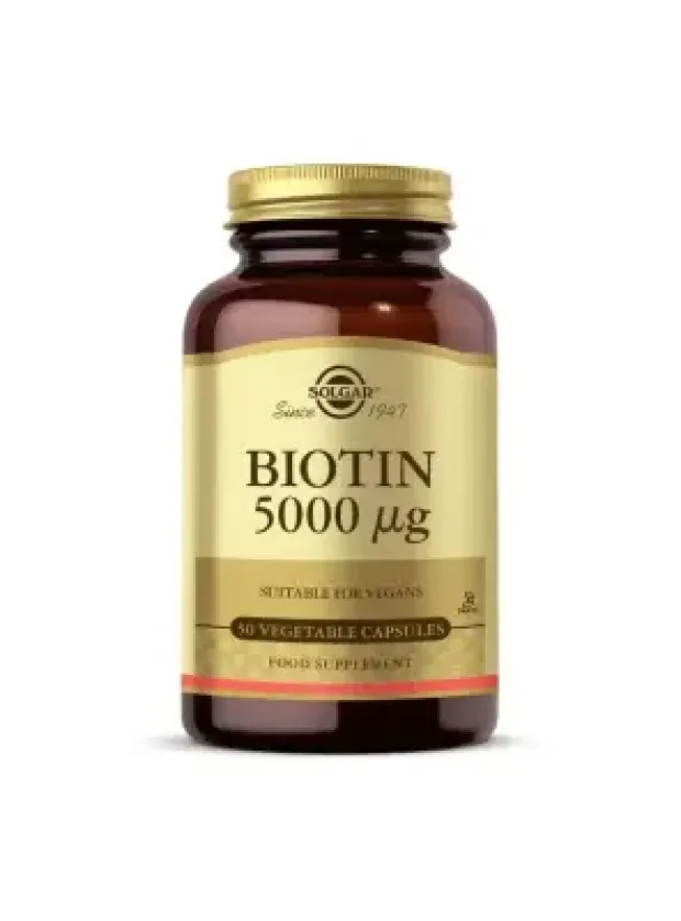 Solgar Biotin 5000 mcg 50 Kapsül