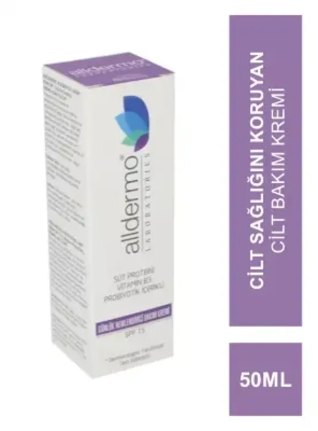 Alldermo Günlük Nemlendirici Bakım Kremi SPF15 50 ml
